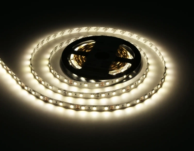Светодиодная лента GS4002 5050 60Led/ 14.4W m/ 24V IP20 4500K 5m кратность резки 100mm (2 конт.)