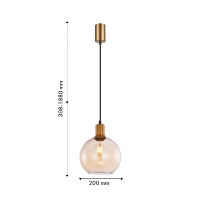 Подвес Dubbel 4354-1P, 1*E27*40W. ТМ F-Promo