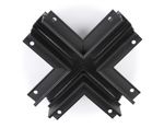 Коннектор х-образный для встраиваемого шинопровода Magnetic GL3358 BK черный 170*170*46,8
