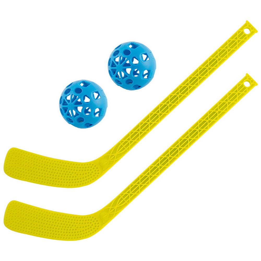 Набор для игры в хоккей ( 2 клюшки+ 2 шара)