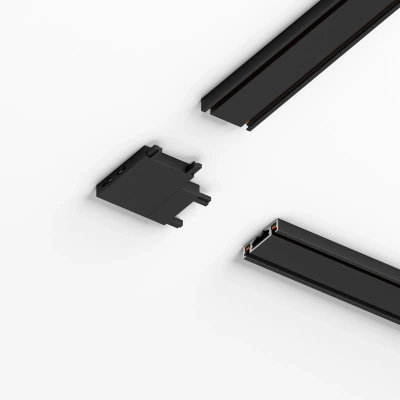 Flat Magnetic Четырёхсторонний соединитель для накладного шинопровода чёрный 85003/00