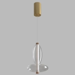 Светильник подвесной Crystal Lux QUASAR SP7W LED TRANSPARENT 3791/207