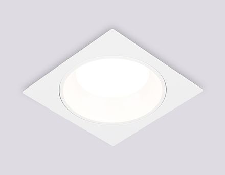 Светильник встраиваемый TN52341 SWH/GWH белый песок/белый глянец GX53 max 12W 115*115*25
