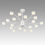 8265/18 COMFI LN26 233 металл, белый Люстра GX53 LED 18*7W 220V TORINA