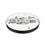 7788/12L MITRA LED SN 537 Светильник пластик/белый/черный LED 12Вт 3000/4000/6500К D170 IP44 CCT/датчик движения NEBULA BLACK