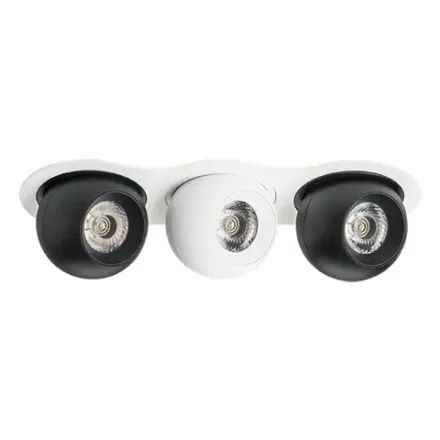 i636726272 Светильник INTERO LED 9W*3 850LM*3 24G БЕЛЫЙ/ЧЕРНЫЙ 3000K (217636+217072+217062+217072)