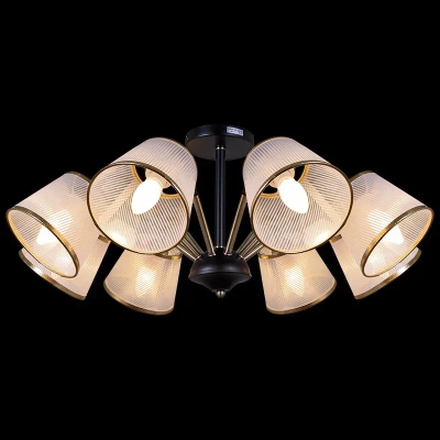 IL0344-8CSQ-79 BK AB светильник потолочный ILLUMICO, E14х8