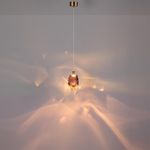 7113/4LC L-VISION ODL25 Подвесной светильник бронзовый/винное стекло/металл IP20 LED 4W 300Лм 3000K 200° 220V GEMME