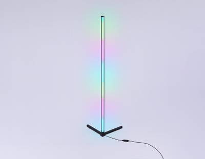 Светильник светодиодный напольный RGB с пультом FL8022 BK черный LED 15W RGB D32*1250 (ПДУ РАДИО 2.4G)