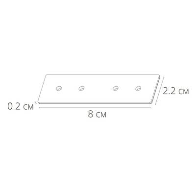 Коннектор прямой для магнитного шинопровода Arte Lamp LINEA-ACCESSORIES A480533