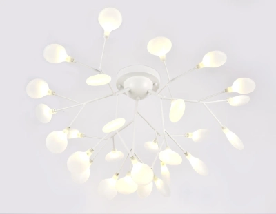 Потолочная люстра TR3011/27 WH/FR белый/матовый G4*27 max 20W D730*430 (лампы LED G4 1.5W 4200K в комплекте)