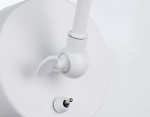 Настенный светильник с выключателем в стиле лофт TR8146 WH белый E27 max 40W 340*120*490