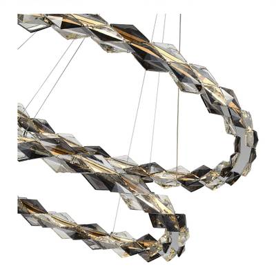 SL6009.103.02 Люстра подвесная ST-Luce Хром/Прозрачно-Дымчатый LED 1*45W 3000K