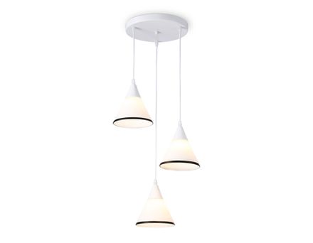 Подвесной светильник TR3167/3 WH/BK белый/черный E27/3 max 60W D360*1000