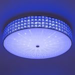 Citilux Портал CL32410G1 LED RGB Люстра хрустальная с пультом Хром
