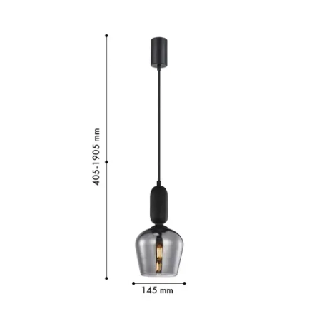 Подвес Dubbel 4353-1P, 1*E27*40W. ТМ F-Promo