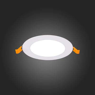 ST209.538.06 Св-к встр. Белый LED 1*6W 3000K 330Lm Ra80 110° IP20 D120xH8 90-265V
