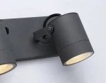 Светильник уличный настенный поворотный архитектурный ST3887/2 GR серый IP54 GU10/2 max 35W 250*80*85