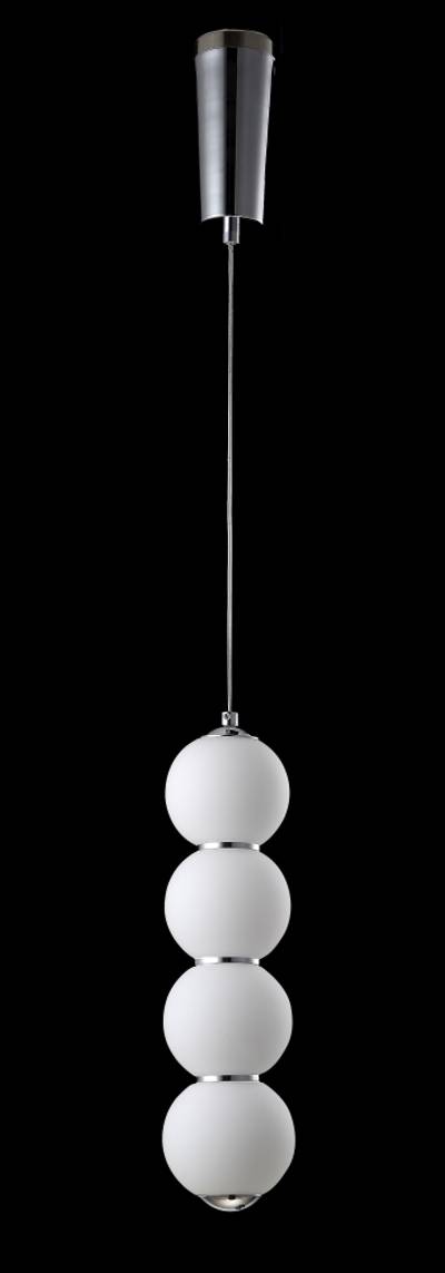 Светильник подвесной Crystal Lux DESI SP4 CHROME/WHITE 0470/204