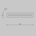 Настенный светильник (бра) Albatre 3000К 13Вт, MOD366WL-L14BS3K. TM Maytoni