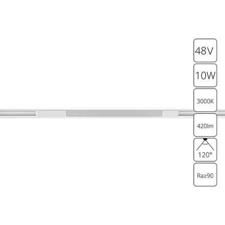 Магнитный трековый светильник Arte Lamp OPTIMA A7283PL-1WH, LED