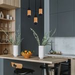 Подвесной светодиодный светильник 50204/1 LED черный/матовое золото