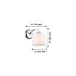 Бра Modum 2199-1W, 1*E14*40W. ТМ F-Promo
