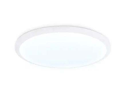 Потолочный светодиодный светильник FZ1231 WH белый IP44 42W 6400К D370*55 (Без ПДУ)