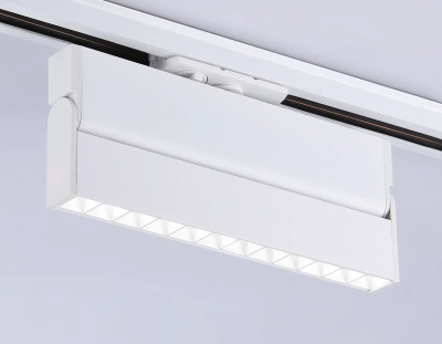 Светильник светодиодный трековый GL6816 WH белый LED 12W 4200K 24° 230*22*87