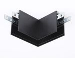 Коннектор угловой для накладного шинопровода Magnetic GL3372 BK черный 85*85*H53.7