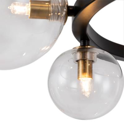 Подвесная люстра Arte Lamp VINCENT A7790SP-10BK, 10хG9