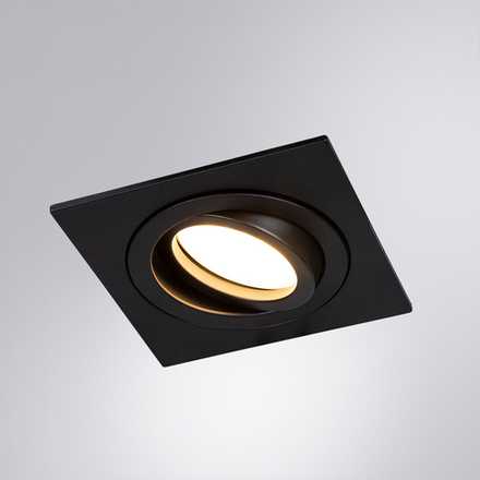 Точечный встраиваемый светильник Arte Lamp TARF A2168PL-1BK, 1хGU10