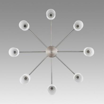 8099/8C COMFI LN25 никель/белый металл/стекло Люстра потолочная Е14 8*40W 220V MAVE