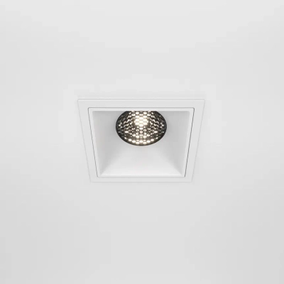 Встраиваемый светильник Альфа / Alfa LED 15 Вт 4000 К 36° с функцией диммирования, DL043-01-15W4K-D-SQ-W. TM Maytoni