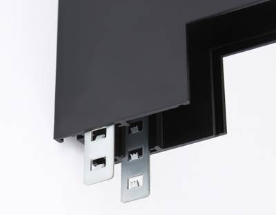 Коннектор угловой внутренний для накладного шинопровода Magnetic GL3378 BK черный 85*85*H26.9