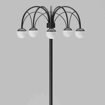 Напольный светодиодный светильник с регулировкой цветовой температуры Ragno 90194 черный