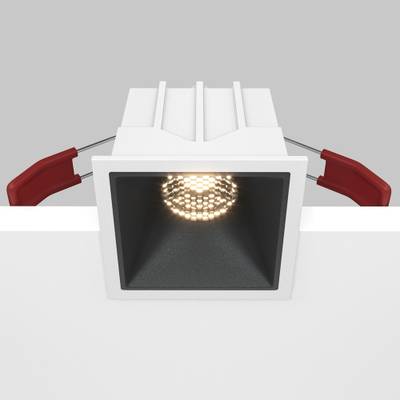 Встраиваемый светильник Alfa LED 3000K 10Вт 36°, DL043-01-10W3K-SQ-WB. TM Maytoni