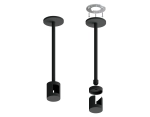 Крепеж накладной Techno Ring A9227 BK черный D20*200mm