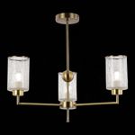 SLE1046-302-03 Люстра потолочная Бронза/Прозрачный E27 3*60W