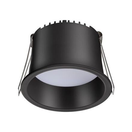 358900 SPOT NT22 283 черный Светильник встраиваемый светодиодный IP20 LED 4000К 9W 220V TRAN