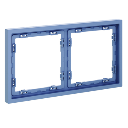 VLS100215 Рамка пластиковая VOLTUM S70 на 2 поста, (деним). (ТМ Maytoni)