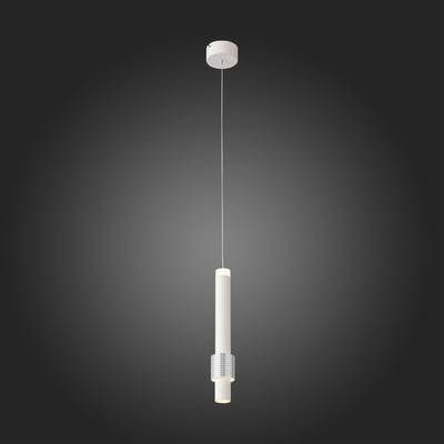 SL1591.503.01 Светильник подвесной ST-Luce Белый, Алюминиевый/Белый LED 1*6W 3000K