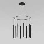 Светодиодный подвесной светильник с регулировкой высоты 301101 LED черный, LED