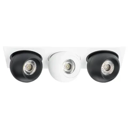 i536726272 Светильник INTERO LED 9W*3 850LM*3 24G БЕЛЫЙ/ЧЕРНЫЙ 3000K (217536+217072+217062+217072)