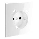 VLS001001 Накладка для розетки с заземлением и защитными шторками, с USB A+C, S70 (белый глянцевый). (ТМ Maytoni)