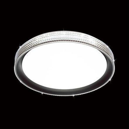 3049/DL PALE SN 035 Светильник пластик/белый/черный LED 48Вт 3000-6000К D395 IP43 пульт ДУ SHINY