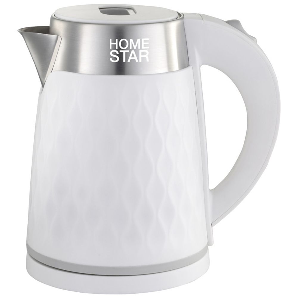 Чайник Homestar HS-1021 (1,7 л) белый, двойной корпус