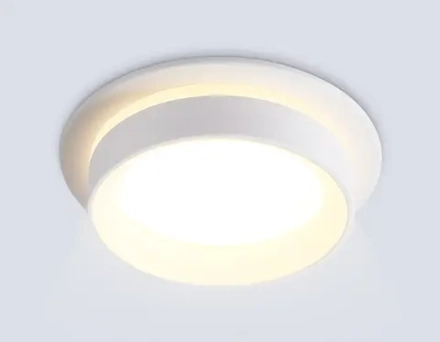 Светильник встраиваемый TN6707 WH белый IP44 GX53 max 15W D105*45