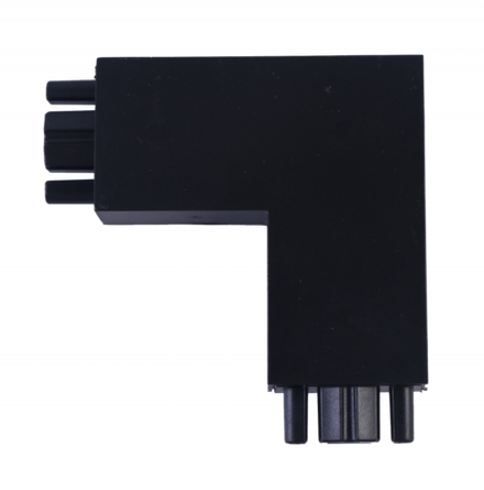 Коннектор шинопровода AC-1B-TL TOP-LINE угловой черн. IN HOME 4690612029375