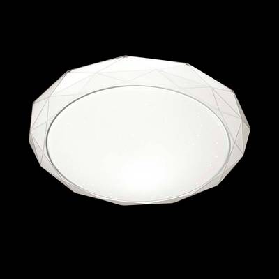 2045/EL PALE SN 220 Светильник пластик/белый/прозрачный LED 72Вт 3000-6300K D500 IP43 пульт ДУ GINO